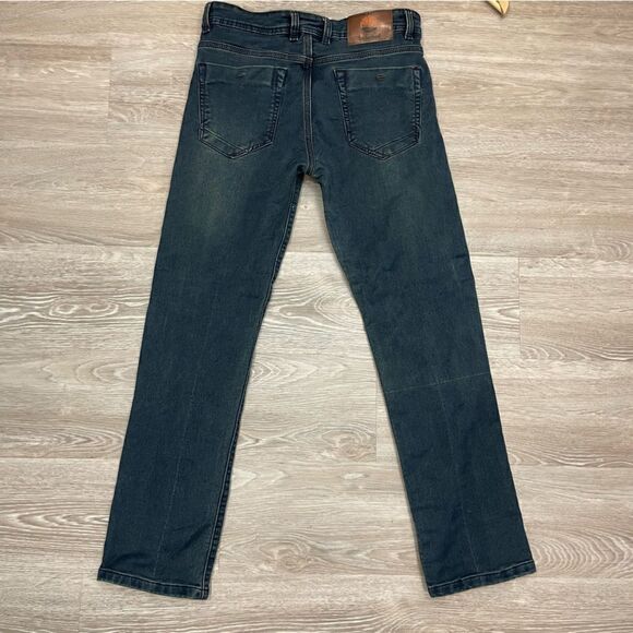 Timberland Slim Straight Denim Jeans 32x30 in Navy Retro Style - Picture 2 of 8